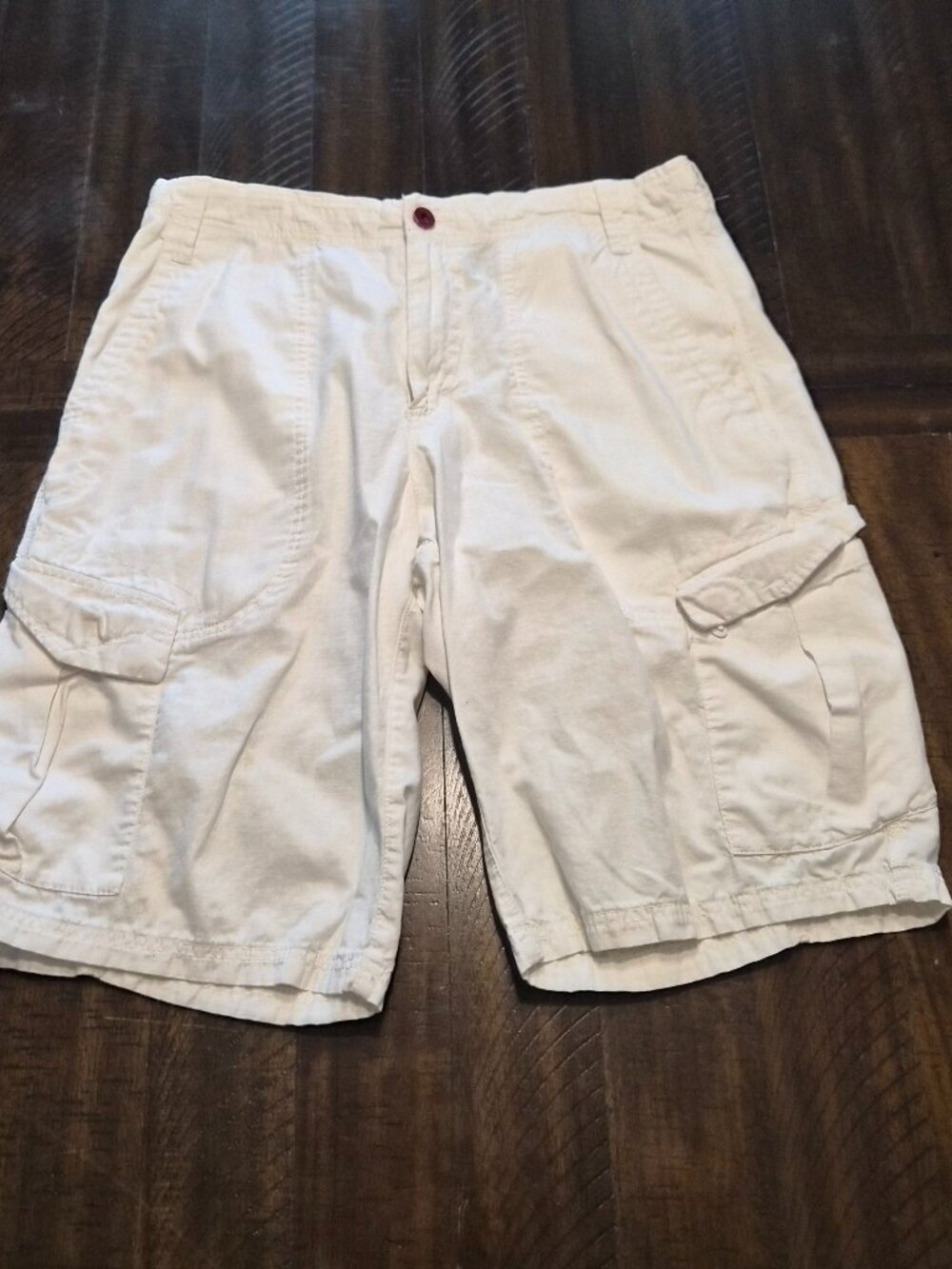 Nike Jordan Cargo Shorts Mens Size 34 White Ripstop Jumpman 465022 G741